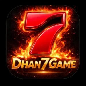 Dhan7 Game app interface with colorful design